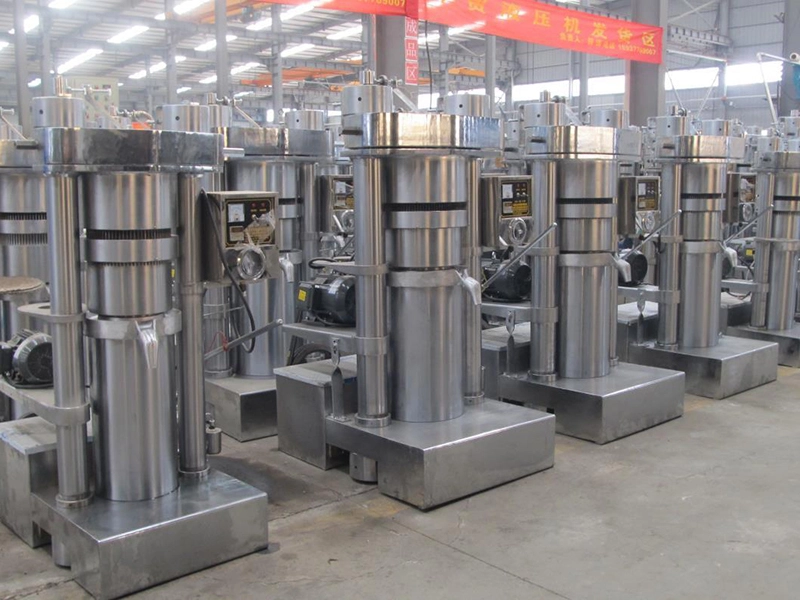 Hydraulic oil press