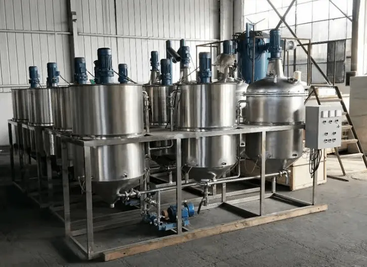 Three Tank Refinery Equipment