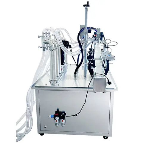 Six Head Self-flowing Liquid Filling Machine