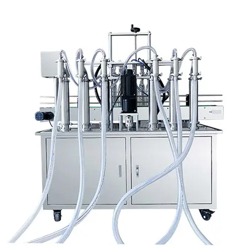 Six Head Self-flowing Liquid Filling Machine