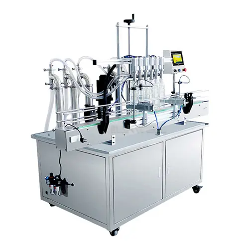 Six Head Self-flowing Liquid Filling Machine Six Head Self-flowing Liquid Filling Machine