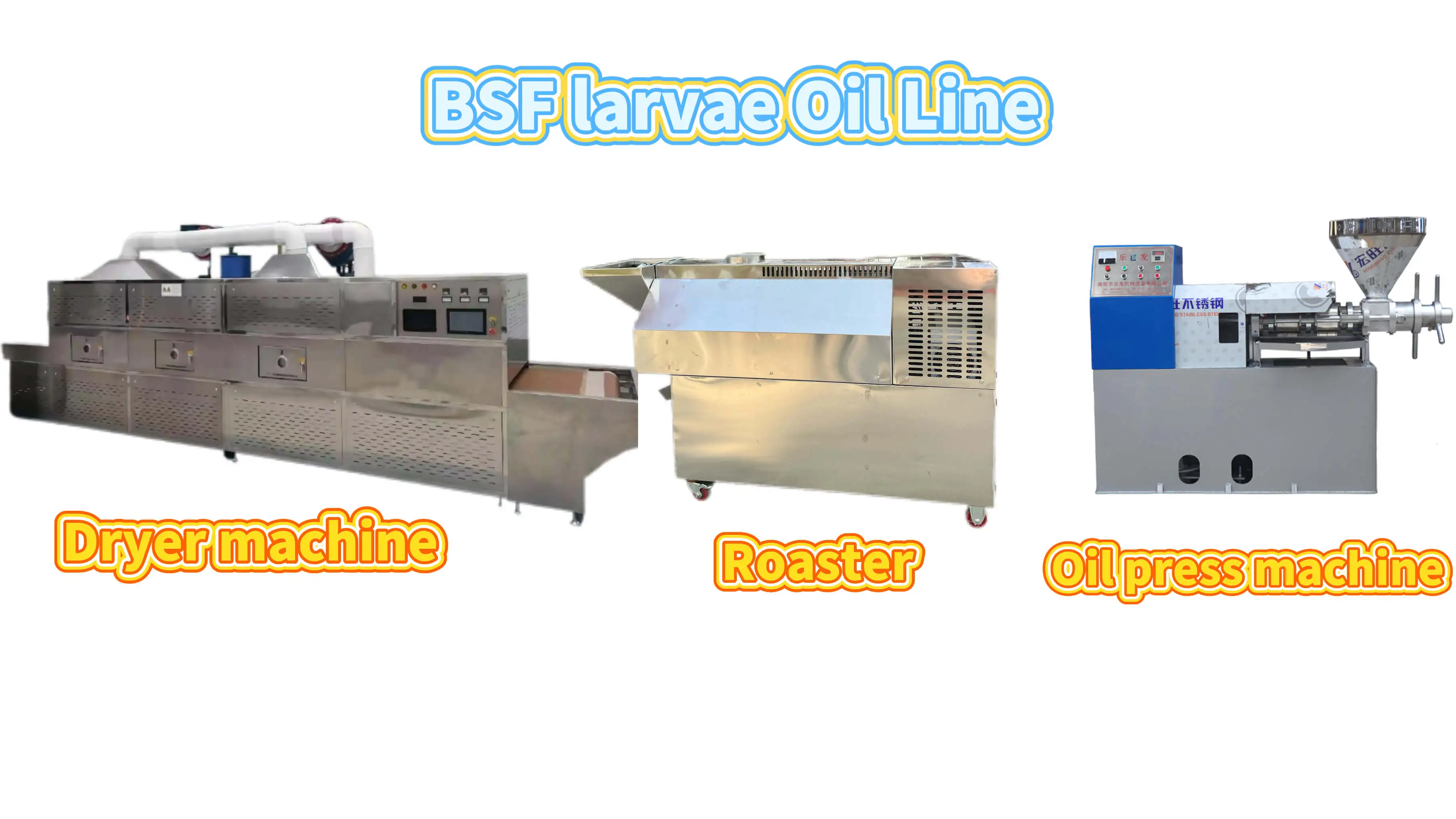 BSF Larvae Oil Production Line