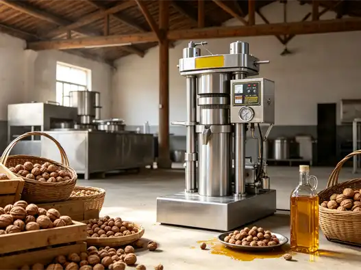 Can 6YY-230B press almonds into clear cooking oil?