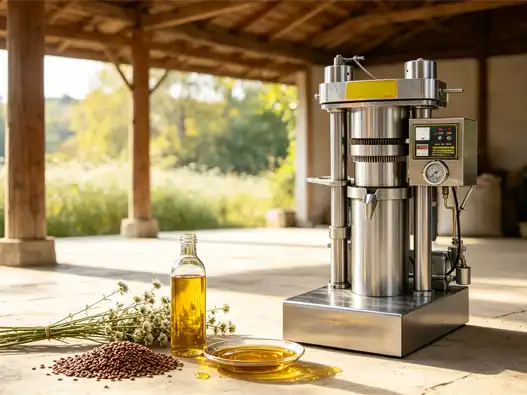 How to press pumpkin seeds for healthy oil with 6YY-230B?