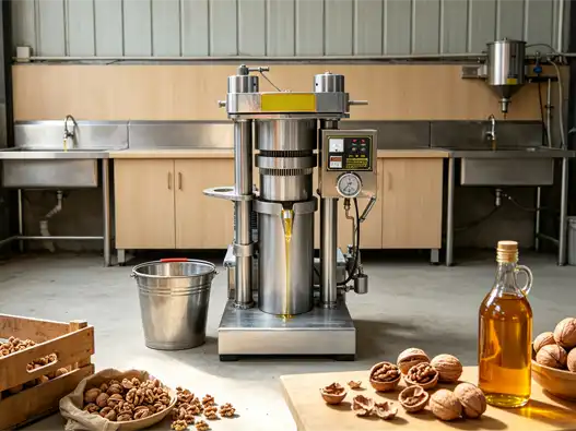 How to press walnut oil with 6YY-230B without losing nutrition?
